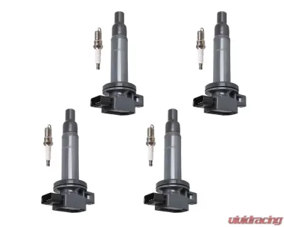 Aceon Set of 4 Ignition Coil with Spark Plug Scion xA | xB | Toyota Echo | Prius | Yaris 1.5L L4 2000-2019 - 7805-3156-B1