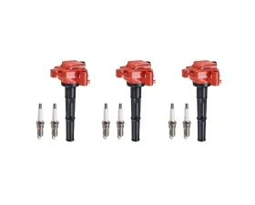 Aceon Set of 3 Red Aceon Sport Ignition Coil with Spark Plug Toyota 4Runner | T100 | Tacoma | Tundra 3.4L 1995-2004