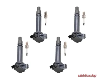 Aceon Set of 4 Ignition Coil with Spark Plug Pontiac Vibe | Toyota Celica | Matrix | Corolla 1.8L 2000-2006 - 7805-3167-B1