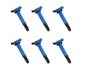 Aceon Set of 6 Blue Performance Plus Ignition Coil Lexus | Toyota 3.5L 2005-2012
