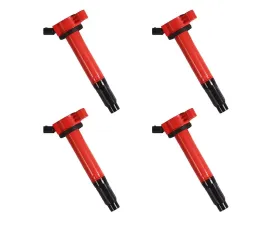 Aceon Set of 4 Red Aceon Sport Ignition Coil Lexus | Toyota 3.5L 2005-2012