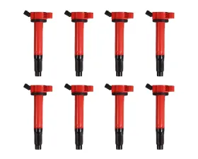 Aceon Set of 8 Red Aceon Sport Ignition Coil Lexus | Toyota 3.5L 2005-2012