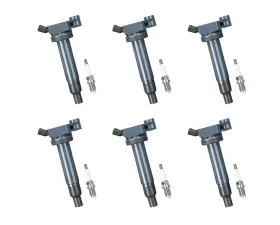 Aceon Set of 6 Ignition with Spark Plug Coil Lexus | Toyota 3.0L V6 1998-2006