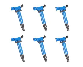 Aceon Set of 6 Blue Performance Plus Ignition Coil Lexus | Toyota 3.0L V6 1998-2006