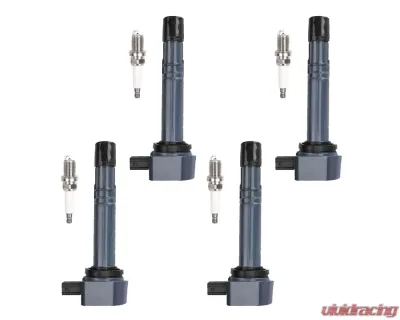 Aceon Set of 4 Ignition Coil with Spark Plug Acura EL | MDX | Honda Accord | Civic 2001-2009 - 7805-3251-B1