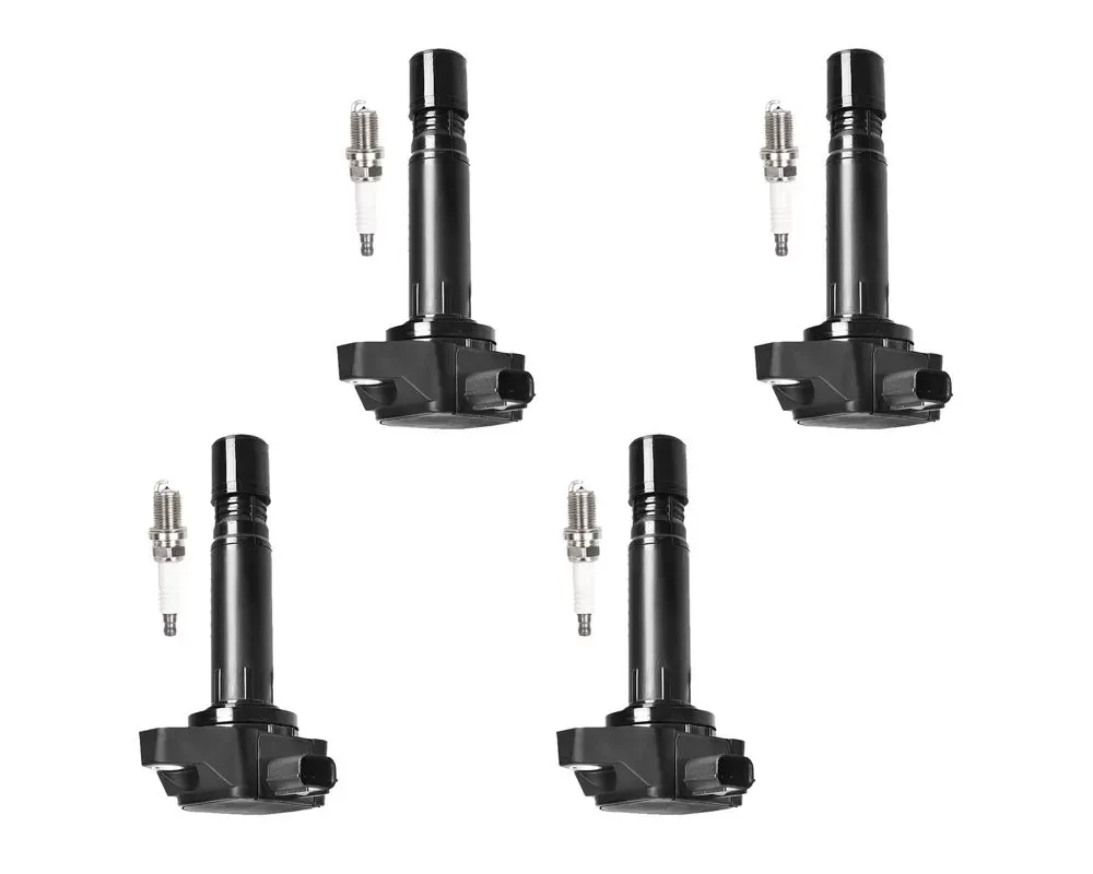 Aceon Set of 4 Ignition Coil with Spark Plug Honda Civic 1.8L 2006-2011 - 7805-3258-B1