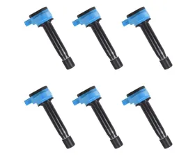Aceon Set of 6 Blue Performance Plus Ignition Coil Acura | Honda 2008-2017