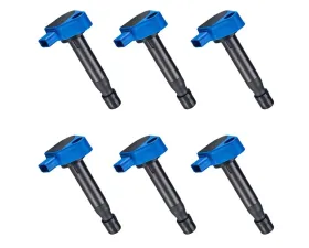 Aceon Set of 6 Blue Performance Plus Ignition Coil Acura | Honda 1999-2010