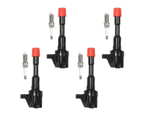 Aceon Set of 4 Ignition Coil with Spark Plug Honda Civic 1.5L | Insight 1.3L L4 2012-2014
