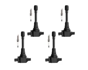 Aceon Set of 4 Ignition Coil with Spark Plug Infiniti | Nissan 2007-2019