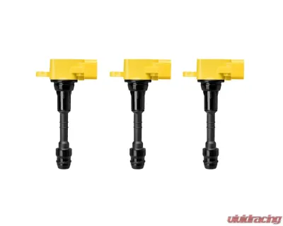 Aceon Set of 3 Yellow Heavy Duty Ignition Coil Infiniti | Nissan | Suzuki 2001-2020 - 7805-3357K-03