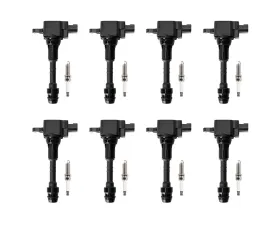 Aceon Set of 8 Ignition Coil with OE Spark Plug Infiniti QX56 | Nissan Armada | Titan 5.6L 2004-2007