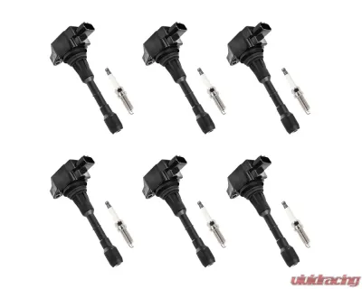 Aceon Set of 6 Ignition Coil with Spark Plug Infiniti | Nissan V6 2007-2020 - 7805-3382-B1
