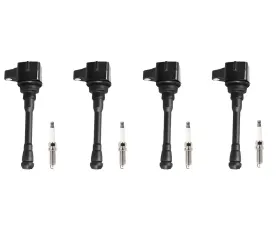 Aceon Set of 4 Rear Ignition Coil with Spark Plug Nissan NV2500 | NV3500 | Titan | Titan XD 5.6L V8 2016-2019