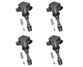 Aceon Set of 4 Ignition Coil with Spark Plug Mazda 5 2.3L 2006-2008