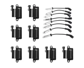 Aceon Set of 8 Ignition Coil with Wire Set Cadillac | Chevrolet | GMC | Hummer V8 1999-2006