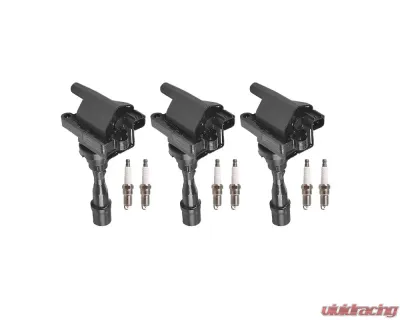 Aceon Set of 3 Ignition Coil with Spark Plug Mitsubishi Montero V6 3.5L 1994-1996 - 7805-3562-B1