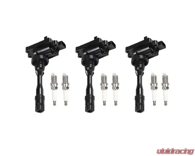 Aceon Set of 3 Ignition Coil with Spark Plug Mitsubishi Montero 3.8L V6 2003-2006 - 7805-3566-B1