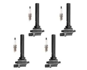 Aceon Set of 4 Ignition Coil with Spark Plug Chevrolet | Suzuki 1998-2007