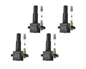 Aceon Set of 4 Ignition Coil with Spark Plug Subaru Impreza WRX H4 2.0L 2002-2003