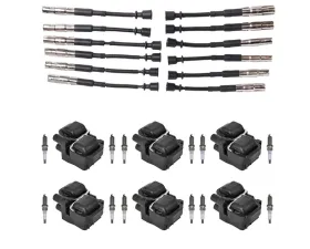 Aceon Set of 6 Ignition Coil with Wire Set & OE Spark Plug Chrysler | Mercedes-Benz 1997-2011