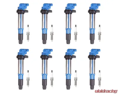 Aceon Set of 8 Blue Performance Plus Ignition Coil with Spark Plug BMW 2.5L, 3.0L & 3.2L 2001-2008 - 7805-6251H-B1