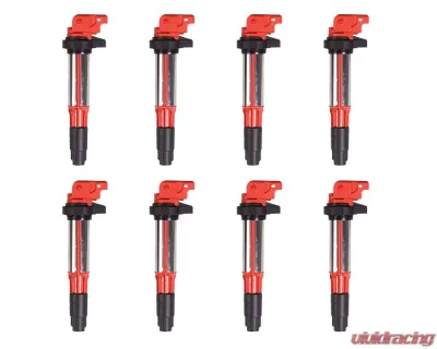 Aceon Set of 8 Red Aceon Sport Ignition Coil BMW 2.5L, 3.0L & 3.2L 2001-2008 - 7805-6251J-08