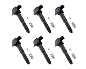 Aceon Set of 6 Ignition Coil with Spark Plug BMW 1991-1995