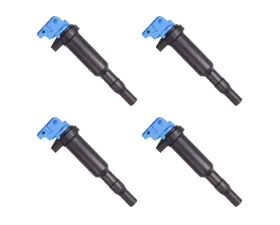 Aceon Set of 4 Blue Performance Plus Ignition Coil BMW | Mini | Peugeot | Rolls-Royce 2001-2019