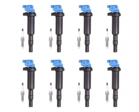 Aceon Set of 8 Blue Performance Plus Ignition Coil with Spark Plug BMW | Mini | Peugeot | Rolls-Royce 2001-2019