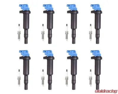 Aceon Set of 8 Blue Performance Plus Ignition Coil with Spark Plug BMW | Mini | Peugeot | Rolls-Royce 2001-2019 - 7805-6254H-B2