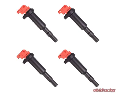 Aceon Set of 4 Red Aceon Sport Ignition Coil BMW | Mini | Peugeot | Rolls-Royce 2001-2019 - 7805-6254J-04
