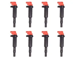 Aceon Set of 8 Red Aceon Sport Ignition Coil BMW | Mini | Peugeot | Rolls-Royce 2001-2019