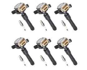 Aceon Set of 6 Ignition Coil with Spark Plug BMW 328i | 328is | 740i | 740iL | Z3 1999