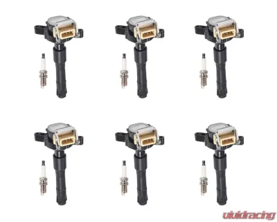 Aceon Set of 6 Ignition Coil with Spark Plug BMW 1995-2003 - 7805-6256-B3