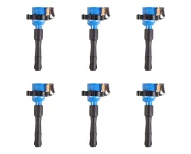 Aceon Set of 6 Blue Performance Plus Ignition Coil BMW 1995-2003