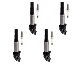 Aceon Set of 4 Ignition Coil with Spark Plug Mini Cooper 1.6L 2007-2010