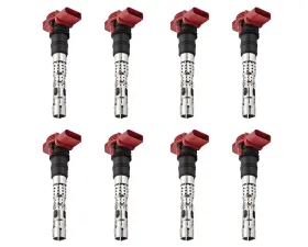 Aceon Set of 8 Ignition Coil Audi A6 Quattro | A8 Quattro | Allroad Quattro | S4 4.2L 2003-2009