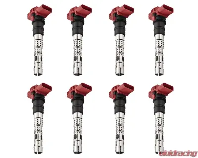 Aceon Set of 8 Ignition Coil Audi A6 Quattro | A8 Quattro | Allroad Quattro | S4 4.2L 2003-2009 - 7805-6567-08