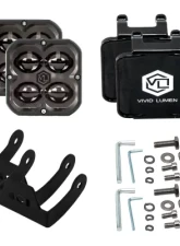 Vivid Lumen FNG SAE 3 Inch 20W Fog Light Pods White DOT/SAE Pair                                     - 10210 - Image 7