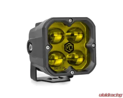 Vivid Lumen FNG SAE 3 Inch 20W Fog Light Pods Amber DOT/SAE Pair - 10220