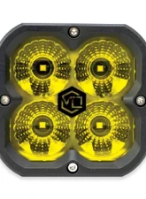 Vivid Lumen FNG Intense 3 Inch 20W Flood Light Pod Amber Single                                     - 10320 - Image 3