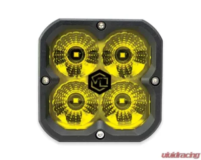 Vivid Lumen FNG Intense 3 Inch 20W Flood Light Pod Amber Single - 10320