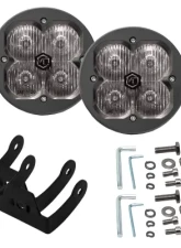 Vivid Lumen FNG SAE 3 Inch 20W Driving Light Pods With Round DOT/SAE Pair                                     - 11110 - Image 6