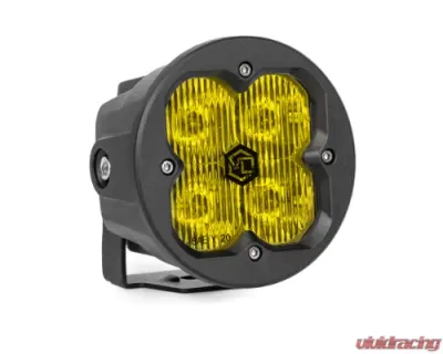 Vivid Lumen FNG SAE 3 Inch 20W Driving Light Pods With Round Amber DOT/SAE Pair - 11120