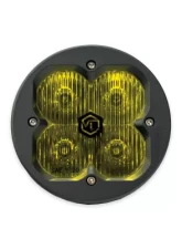 Vivid Lumen FNG SAE 3 Inch 20W Driving Light Pods With Round Amber DOT/SAE Pair                                     - 11120 - Image 3