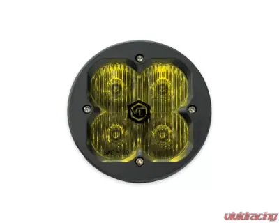 Vivid Lumen FNG SAE 3 Inch 20W Driving Light Pods With Round Amber DOT/SAE Pair - 11120