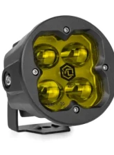 Vivid Lumen FNG SAE 3 Inch 20W Fog Light Pods With Round Amber DOT/SAE Pair                                     - 11220 - Image 7