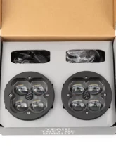 Vivid Lumen FNG SAE Fog Light Kit Jeep JK White 2007-2018                                     - 11300 - Image 5
