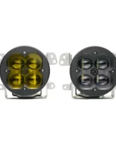 Vivid Lumen FNG SAE Fog Light Kit Jeep JK Amber 2007-2018                                     - 11301 - Image 4